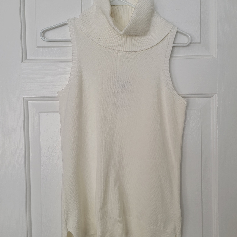 New MICHEAL Michael Kors Sleeveless Turtleneck